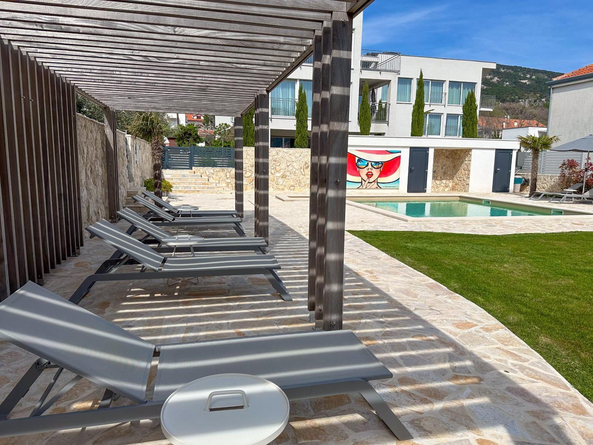 Apartment Baska, Exklusive Apartments Mit Poolarea In Baska, Krk - Kroatien Exterior photo